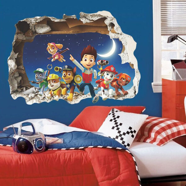 Paw Boy Patrol Wall Sticker