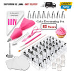 83 Pieces per Set Cake Decorating Kit Supplies Set Tools Piping Tips Pastry Icing Bags Nozzles